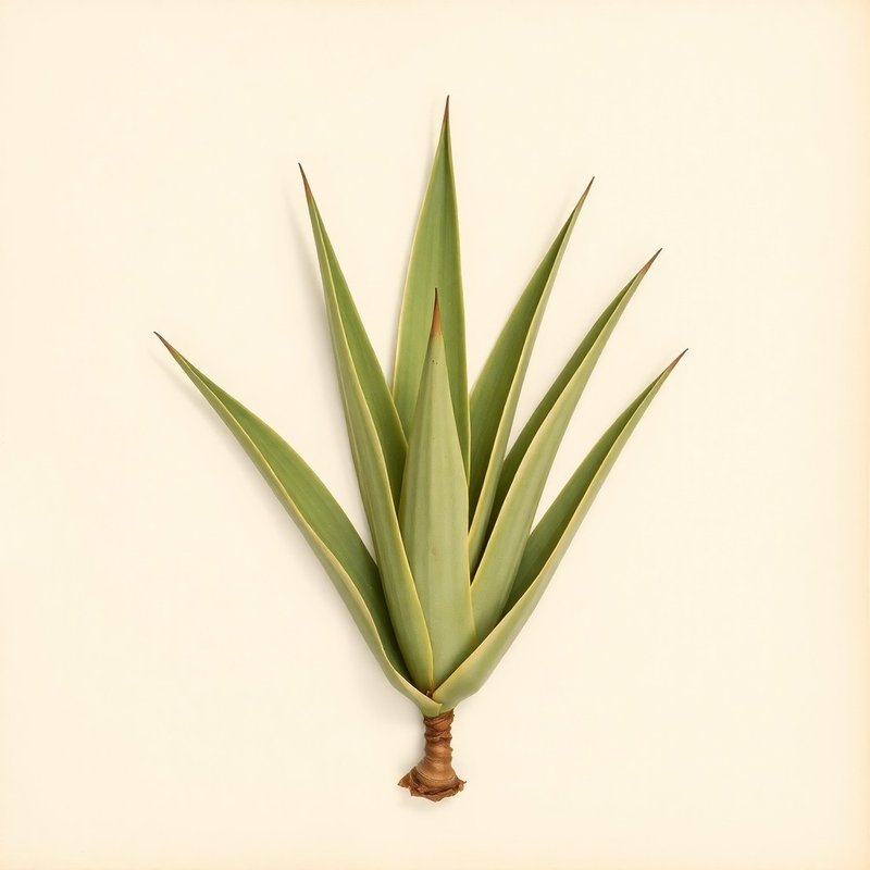 Agave lechuguilla (Ixtle) — botanical photograph