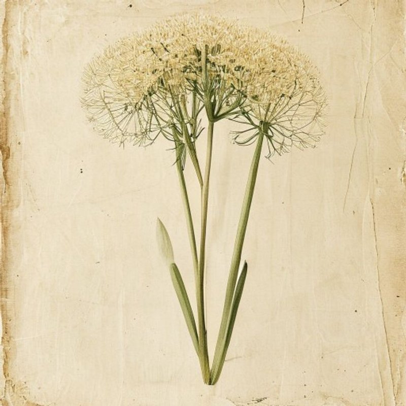 Allium angulosum (Mouse Garlic) — botanical photograph