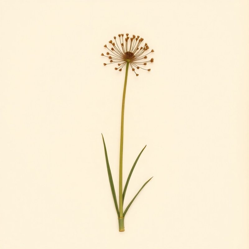 Allium porrum (Allium porrum) — botanical photograph