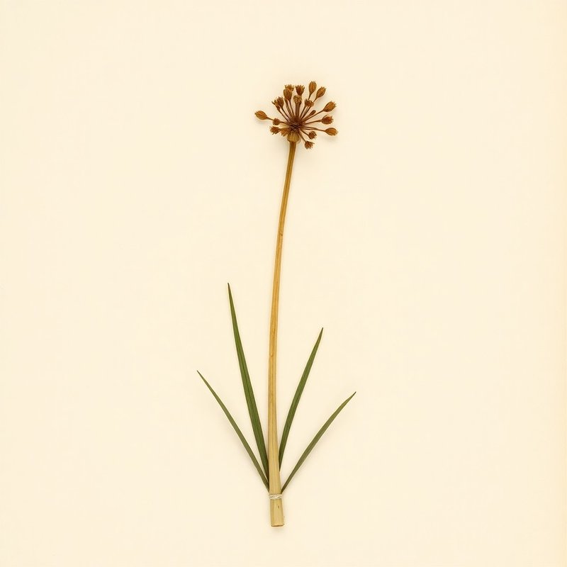 Allium senescens (German Garlic) — botanical photograph