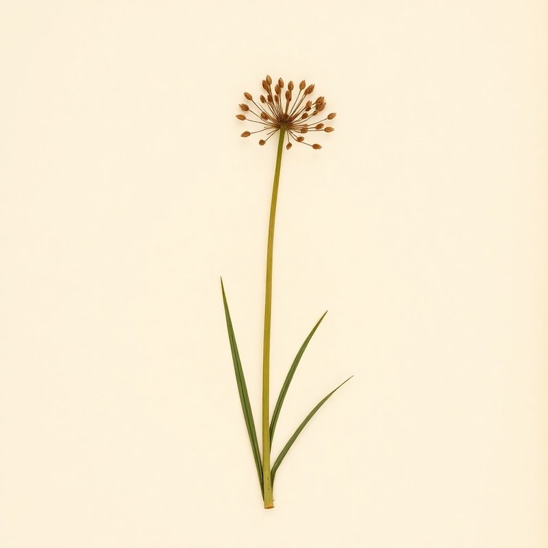 Allium tricoccum (Allium tricoccum) — botanical photograph