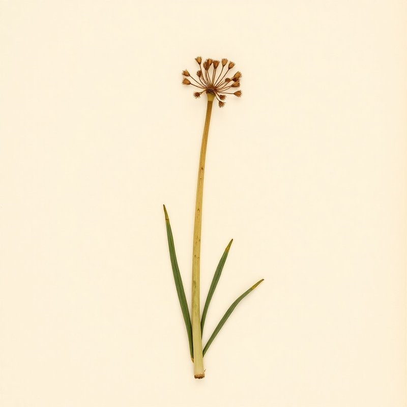 Allium tuberosum (Allium tuberosum) — botanical photograph