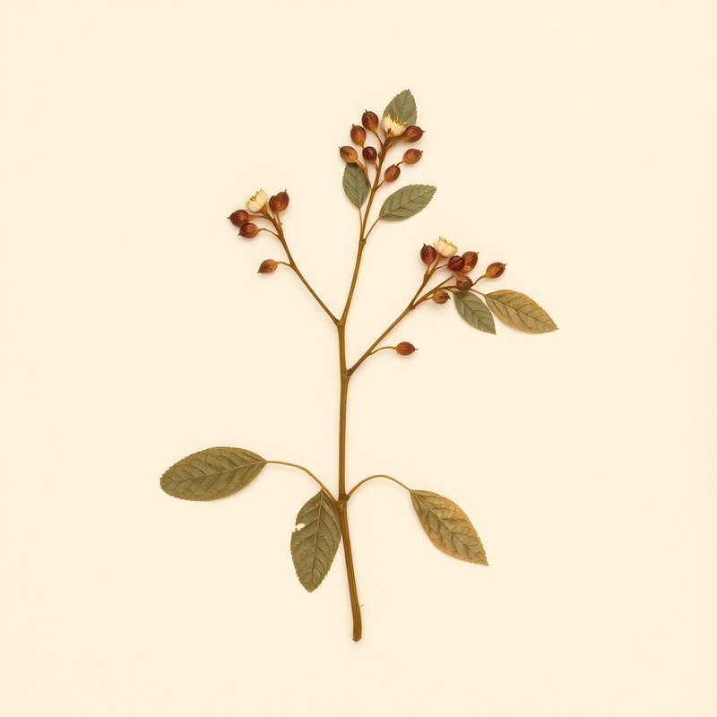 Amelanchier alnifolia (Saskatoon berry) — botanical photograph