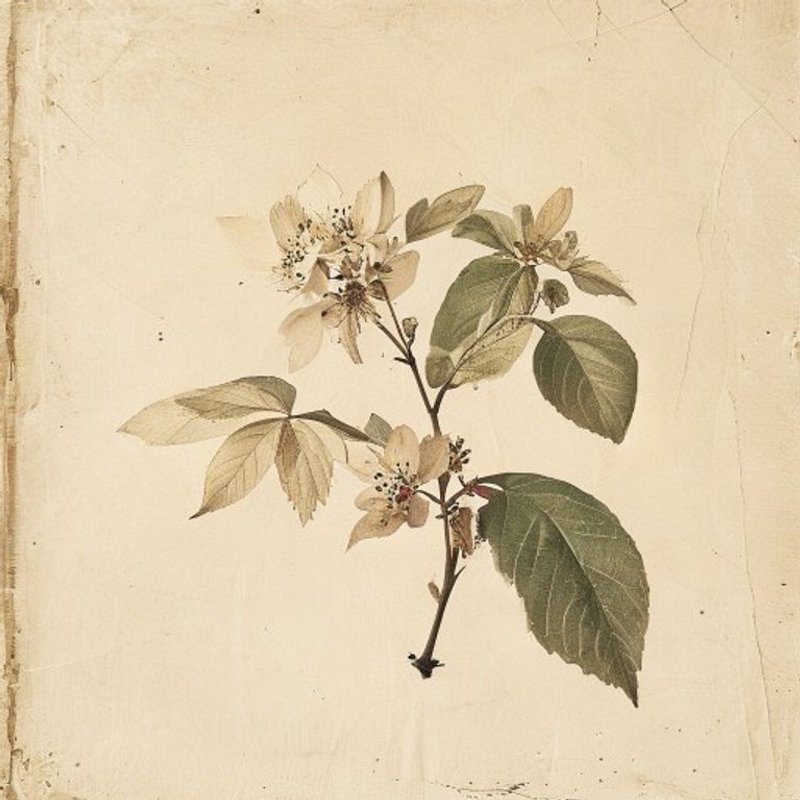 Amelanchier asiatica (Korean Juneberry) — botanical photograph