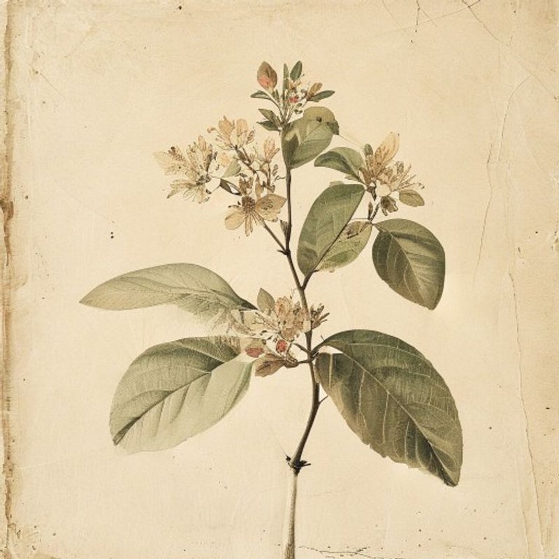 Amelanchier basalticola (Dwarf Service-berry) — botanical photograph
