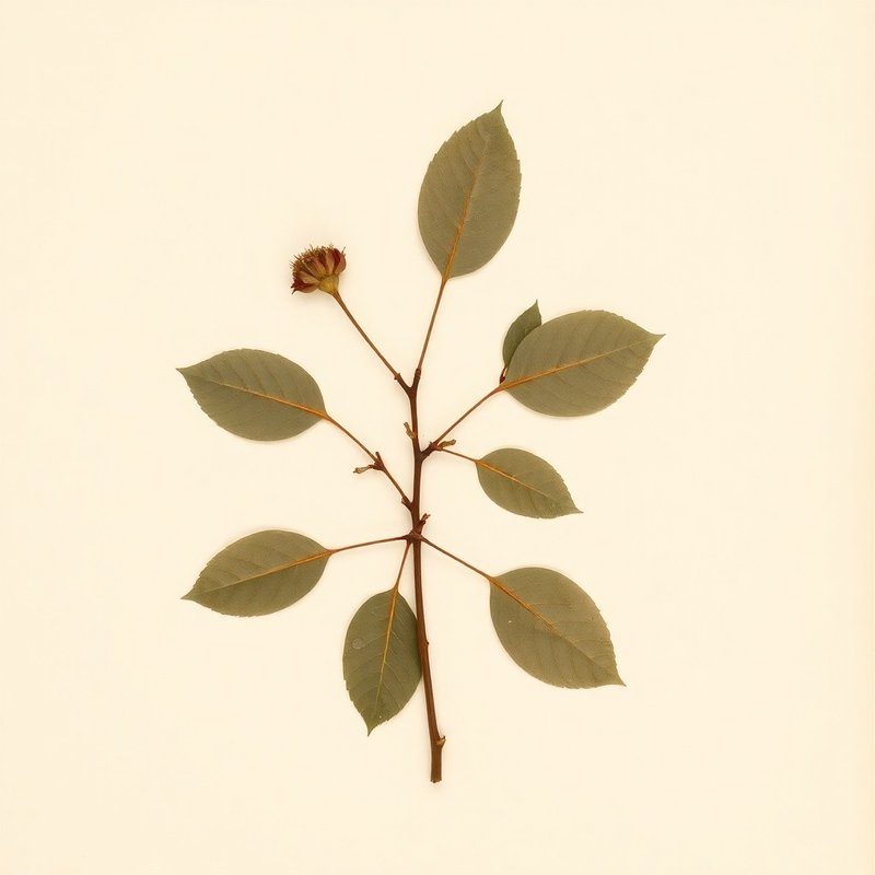 Amelanchier sanguinea (Roundleaf Serviceberry) — botanical photograph
