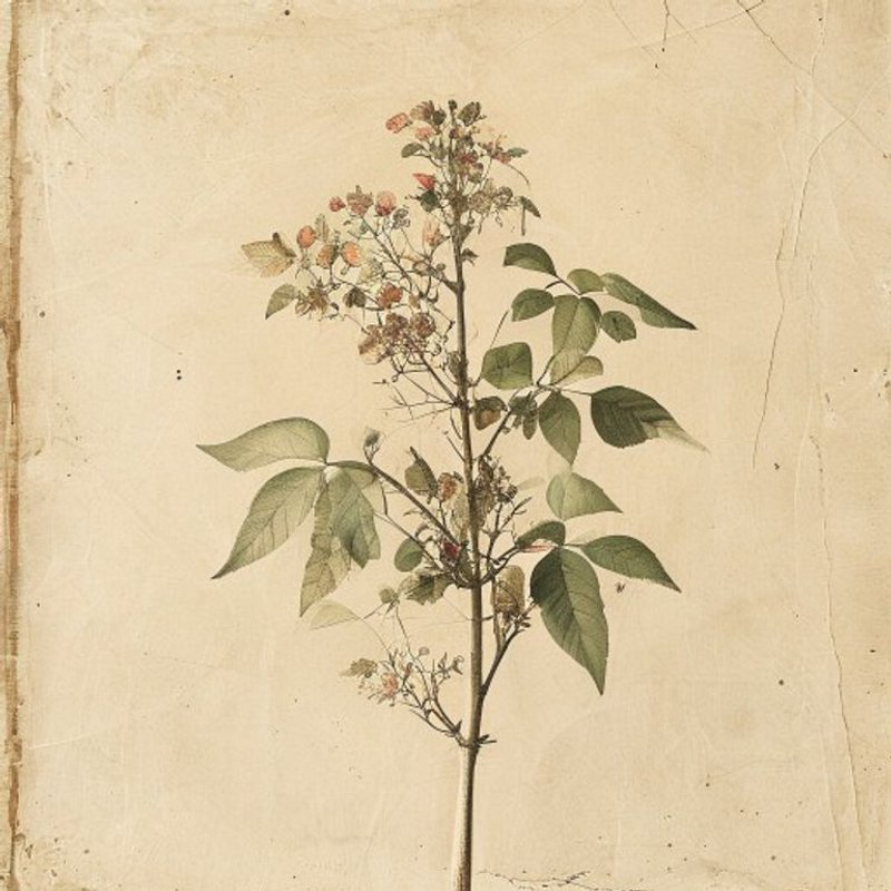 Ampelopsis arborea (Pepper Vine) — botanical photograph