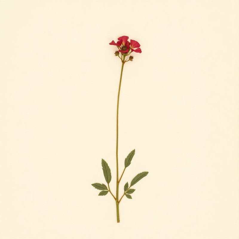 Anagallis arvensis (Scarlet Pimpernel) — botanical photograph