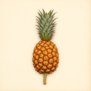 Ananas comosus (Pineapple) — botanical photograph