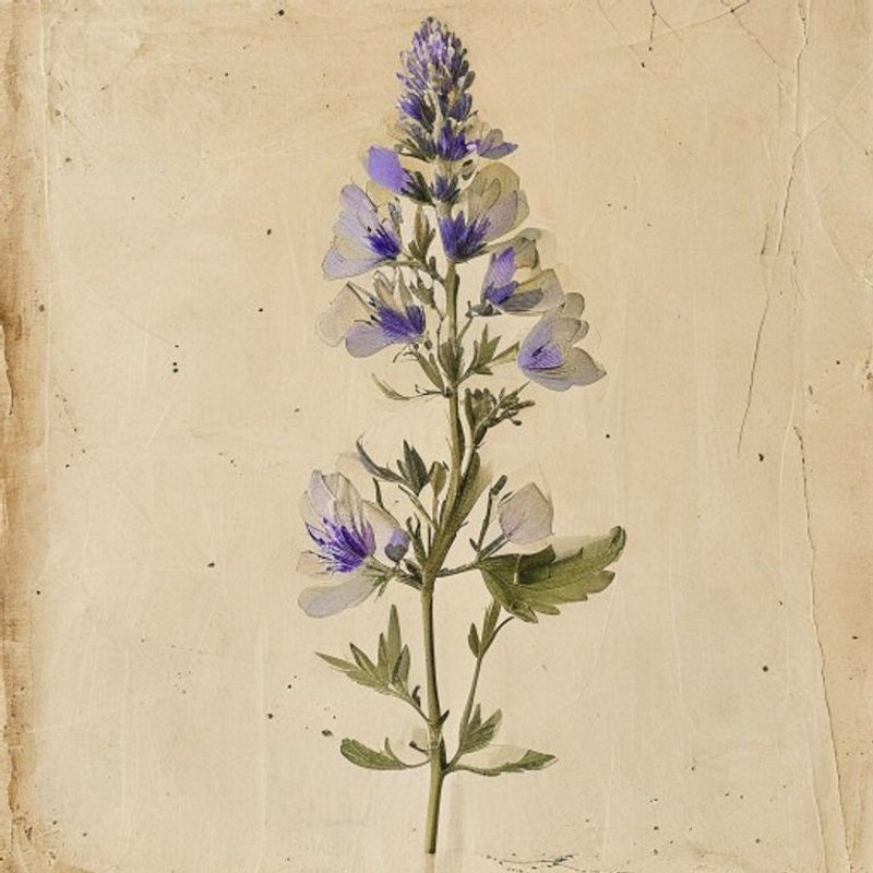 Aquilegia coerulea (Aquilegia coerulea) — botanical photograph