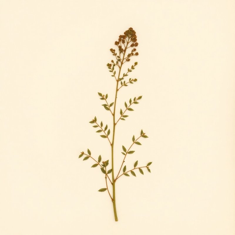 Aralia continentalis (Manchurian Spikenard) — botanical photograph