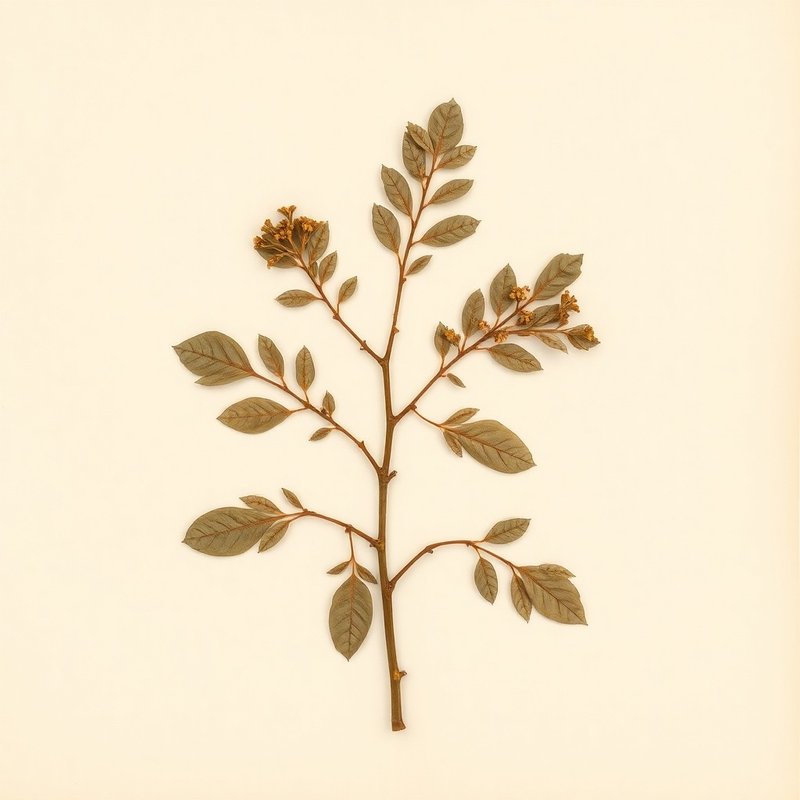 Arbutus texana (Texas Madrone) — botanical photograph