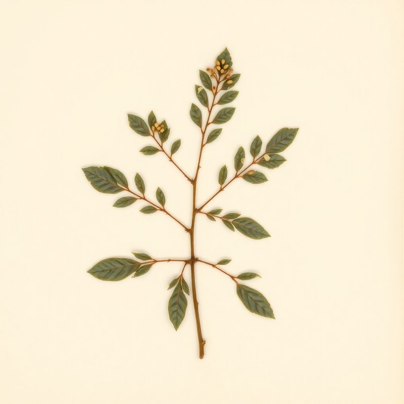 Ardisia crispa (Ardisia crispa) — botanical photograph