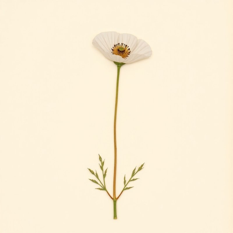 Argemone mexicana (Prickly Poppy) — botanical photograph