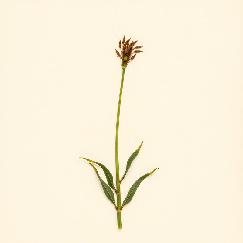 Arisaema dracontium (Green-Dragon) — botanical photograph