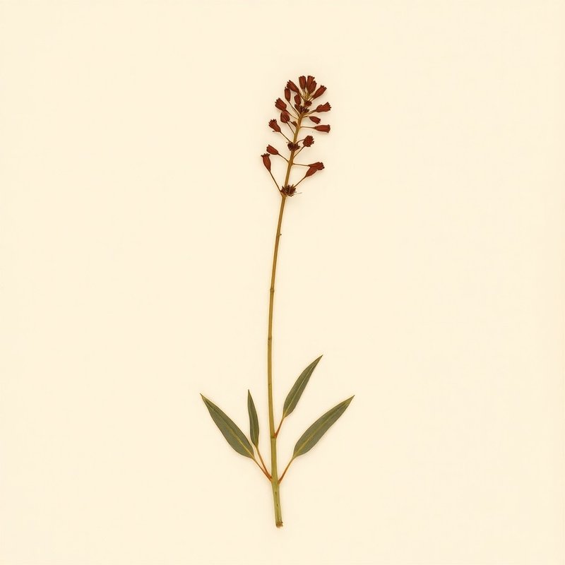 Asclepias rubra (Red Silkweed) — botanical photograph