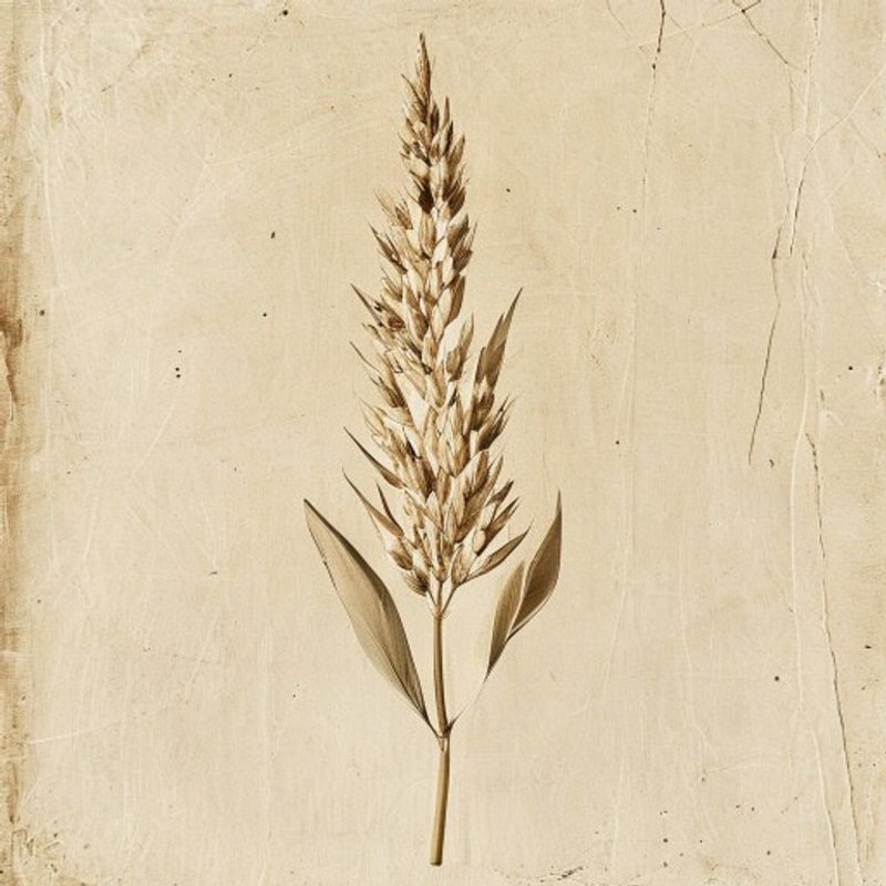 Avena sativa (Oats) — botanical photograph