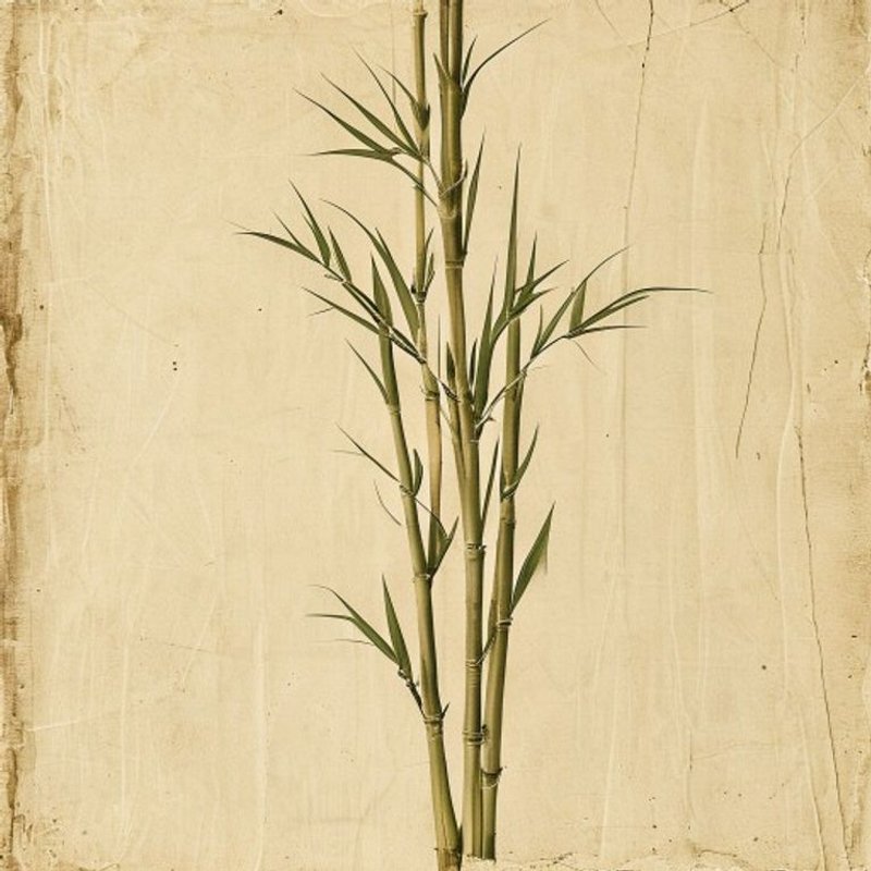 Bambusa bambos (Giant Thorny Bamboo) — botanical photograph