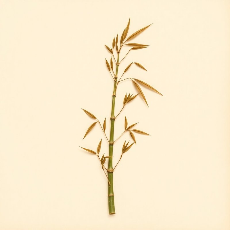 Bambusa vulgaris (Common Bamboo) — botanical photograph