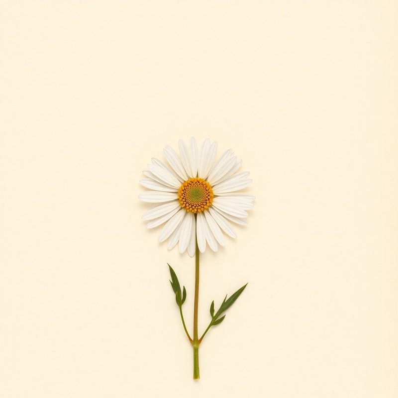Bellis perennis (Daisy) — botanical photograph