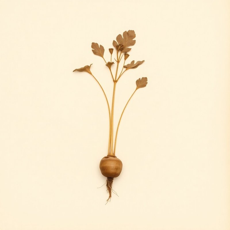 Beta vulgaris altissima (Sugar Beet) — botanical photograph