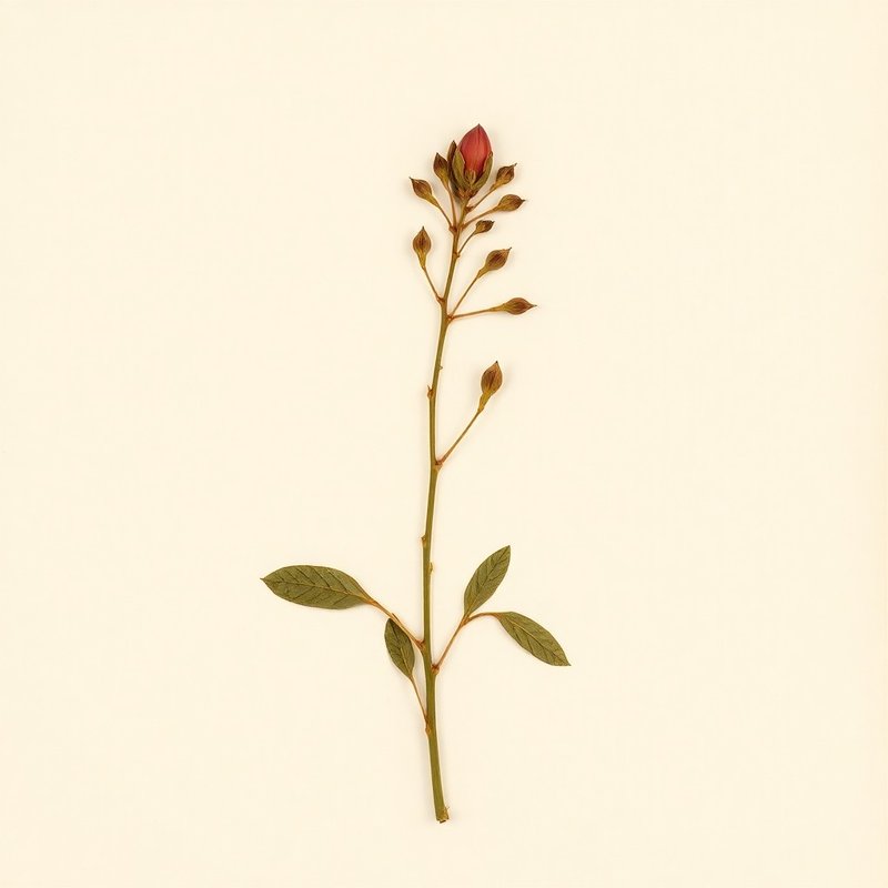 Bixa orellana (Annatto (Lipstick Plant) — botanical photograph