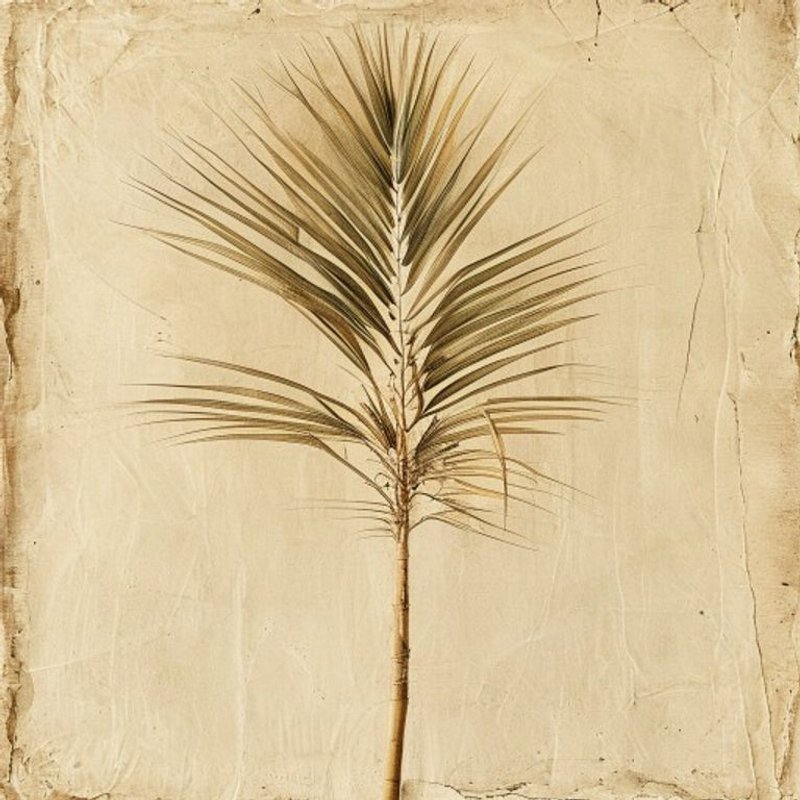 Borassus flabellifer (Palmyra Palm) — botanical photograph