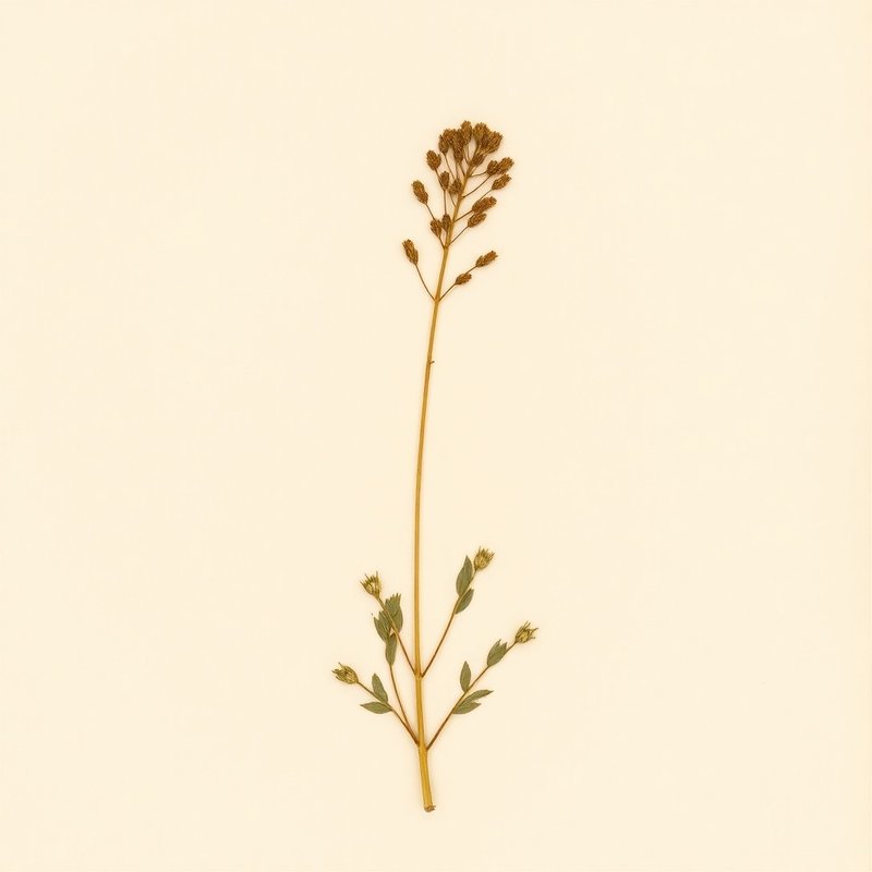 Brassica juncea tsatsai tumida (Swollen-Stem Mustard) — botanical photograph