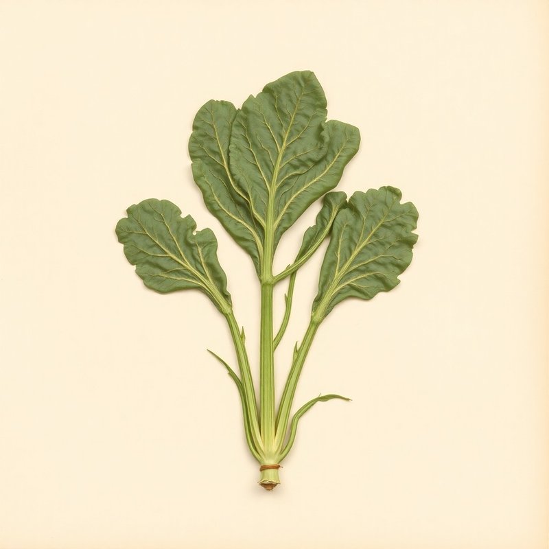 Brassica napus pabularia (Siberian Kale) — botanical photograph