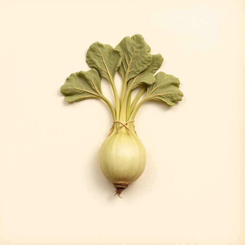 Brassica oleracea gongylodes (Kohlrabi) — botanical photograph