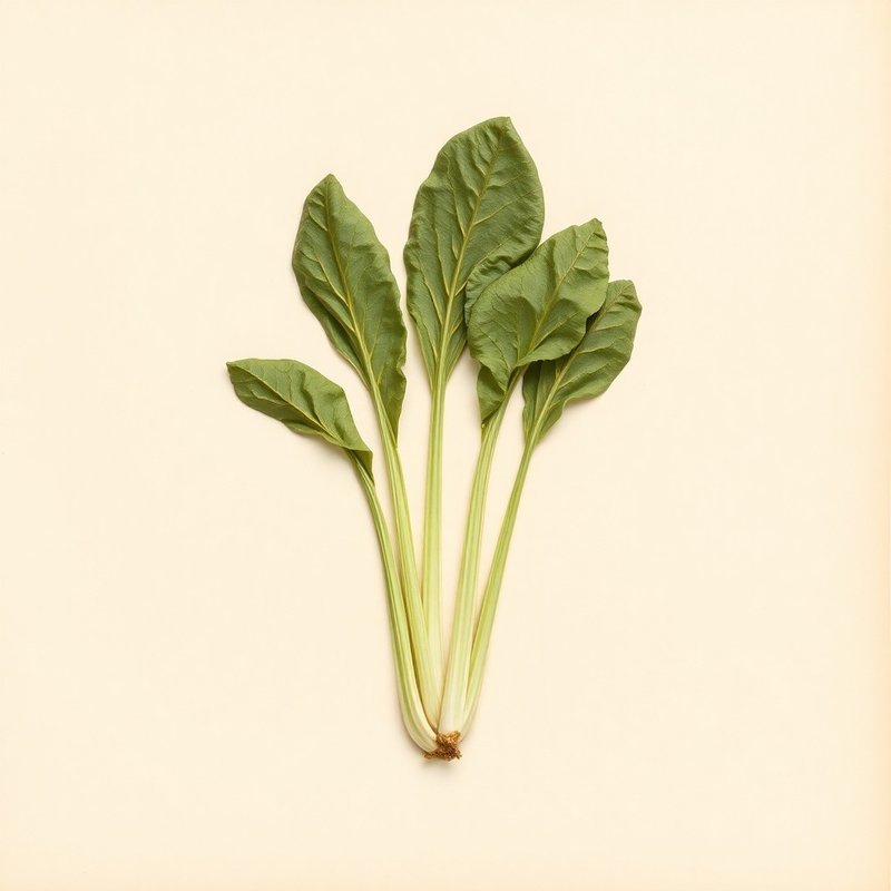 Brassica rapa chinensis (Pak Choi) — botanical photograph