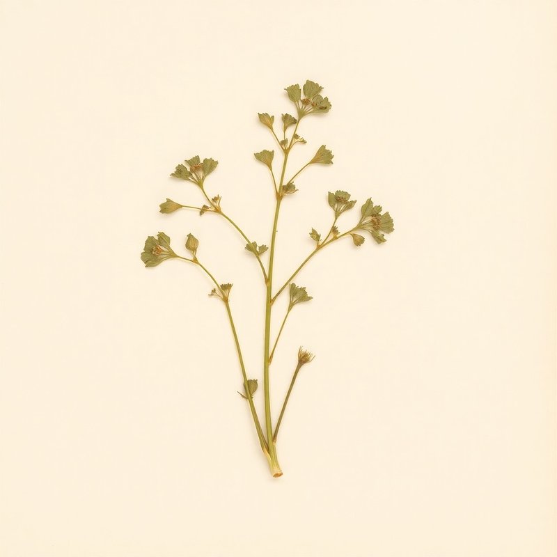 Brassica rapa nipposinica (Mizuna) — botanical photograph
