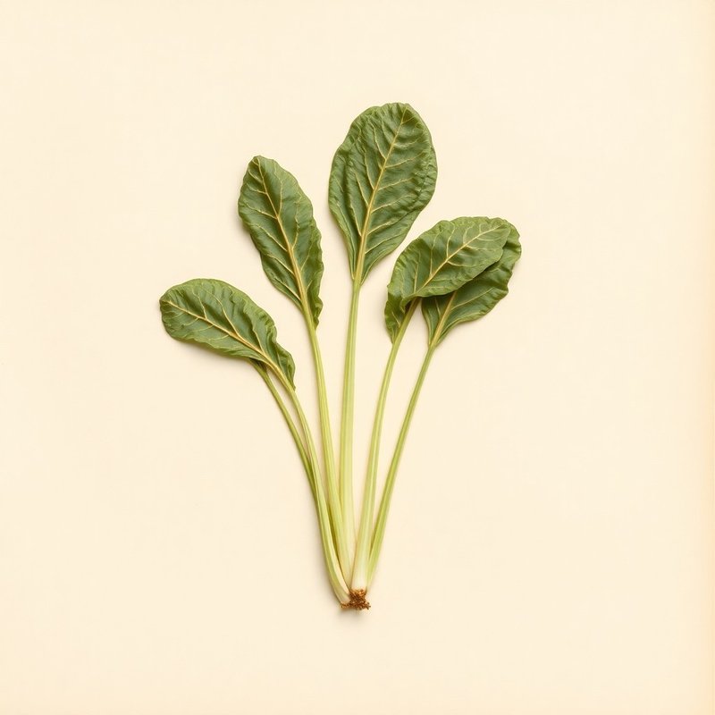 Brassica rapa parachinensis (False Pak Choi) — botanical photograph