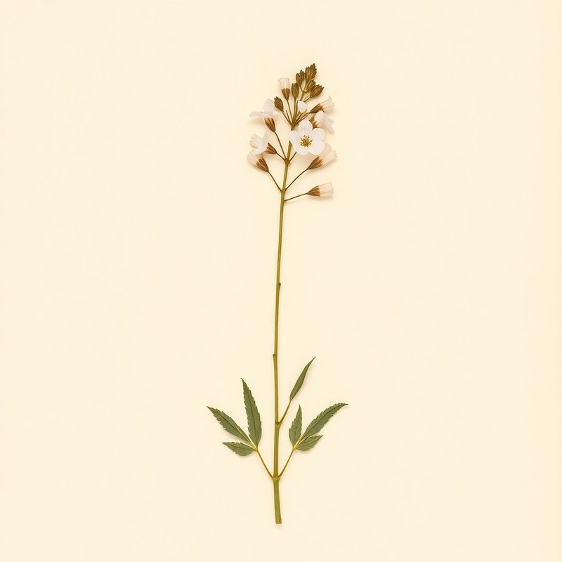 Campanula alliariifolia (Cornish Bellflower) — botanical photograph