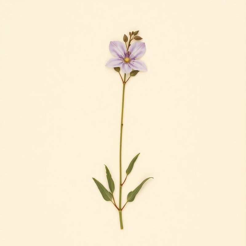 Campanula lasiocarpa (Mountain harebell) — botanical photograph