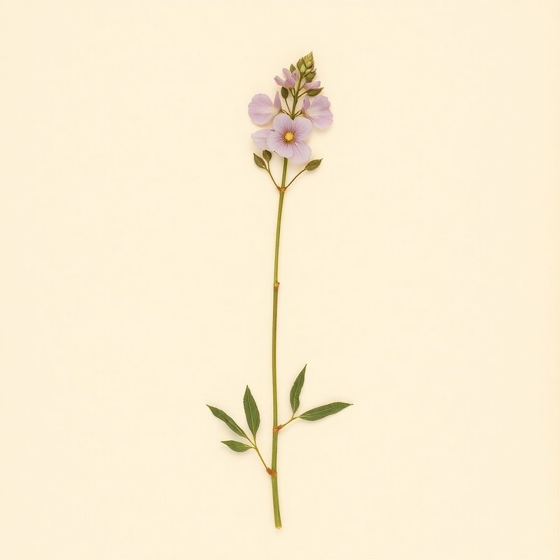 Campanula rapunculus (Rampion) — botanical photograph