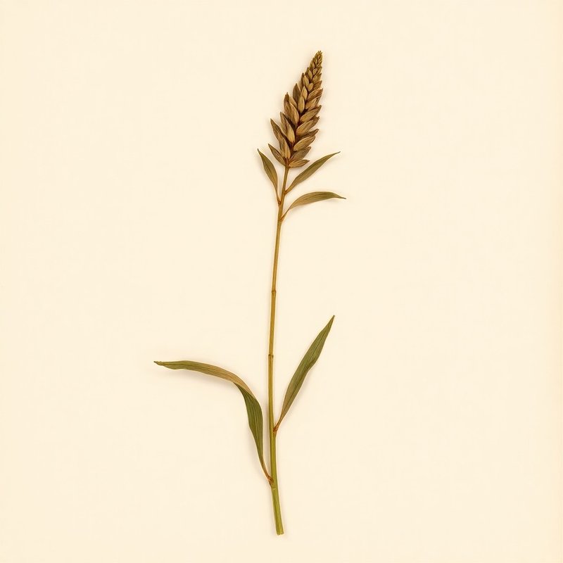 Canna indica (Indian Shot) — botanical photograph