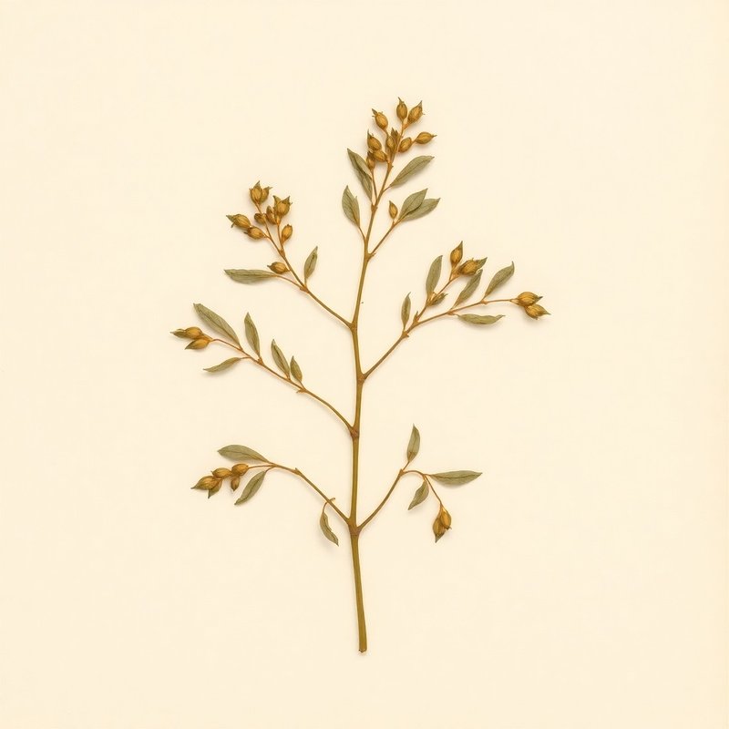 Capparis spinosa (Caper) — botanical photograph