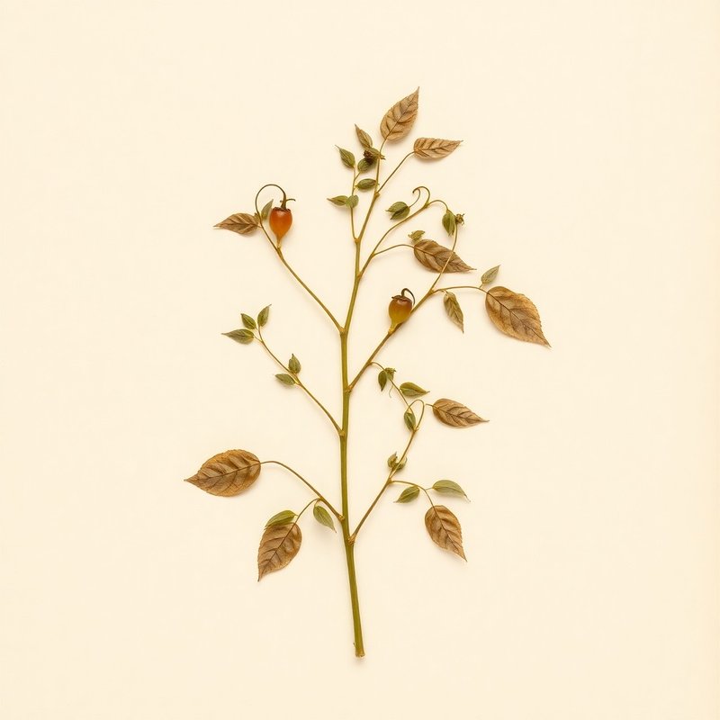 Capsicum pubescens (Capsicum pubescens) — botanical photograph