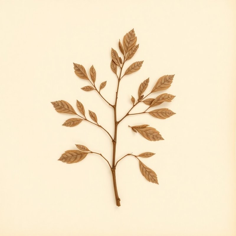 Carya myristiciformis (Nutmeg Hickory) — botanical photograph