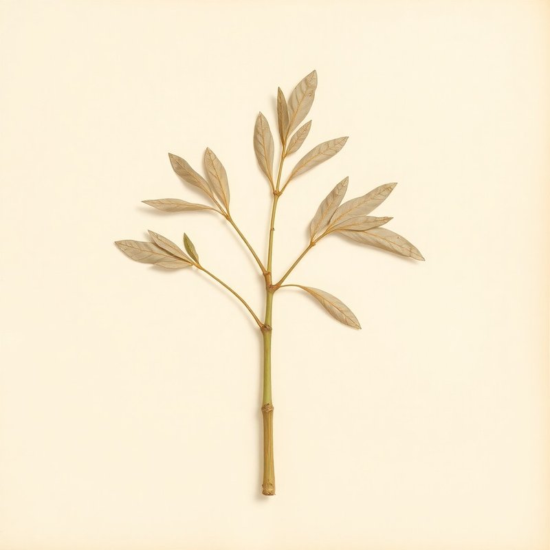 Castilla elastica (Panama Rubber Tree Mastate blanco) — botanical photograph