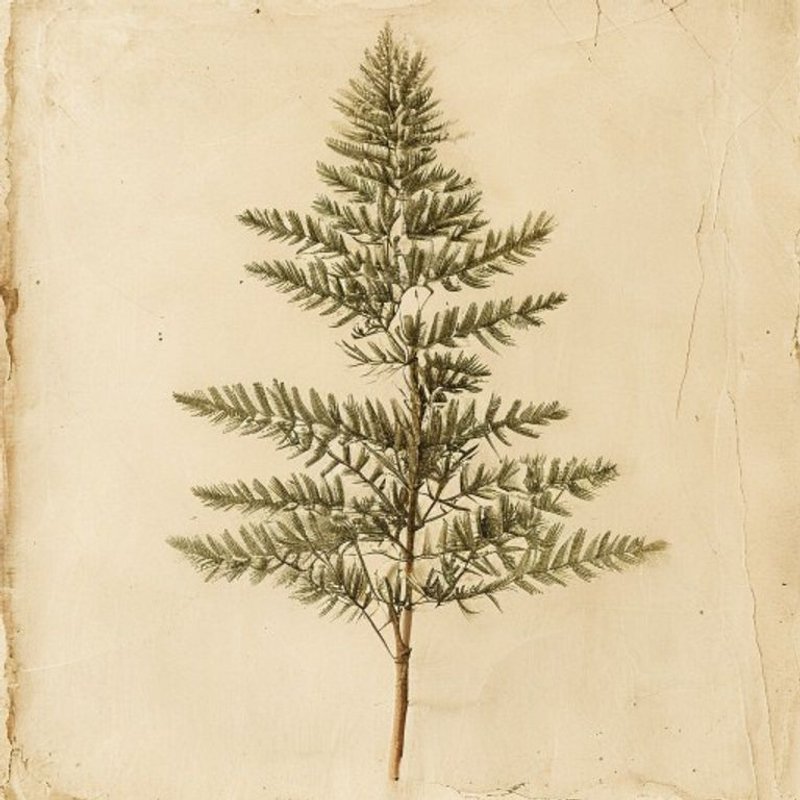 Cephalotaxus fortunei (Chinese Plum Yew) — botanical photograph