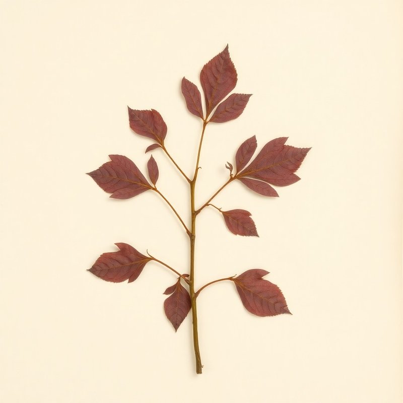 Cercis canadensis (Redbud) — botanical photograph