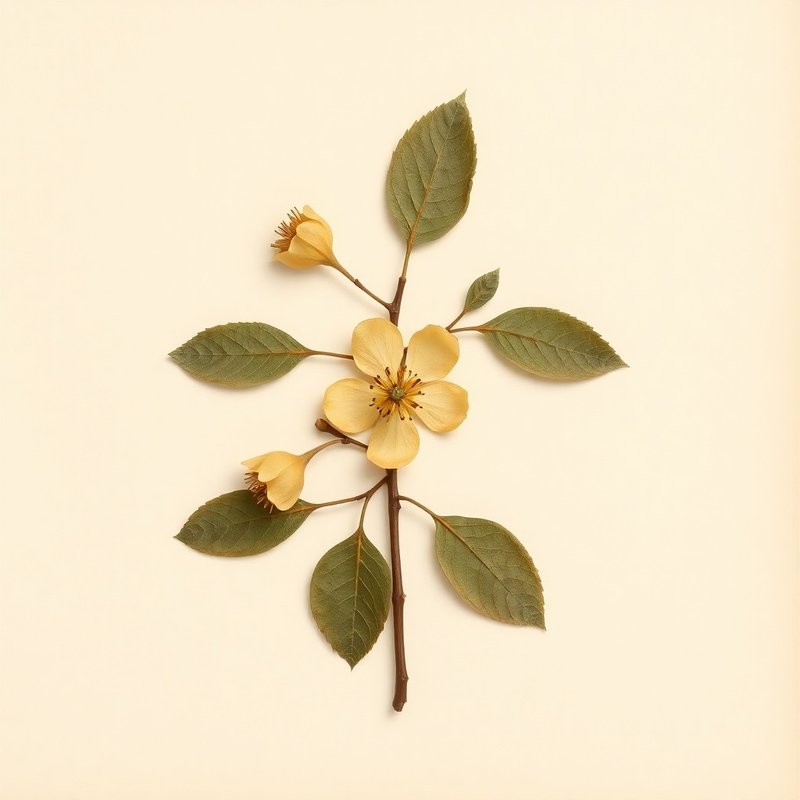 Chaenomeles speciosa (Japanese quince) — botanical photograph