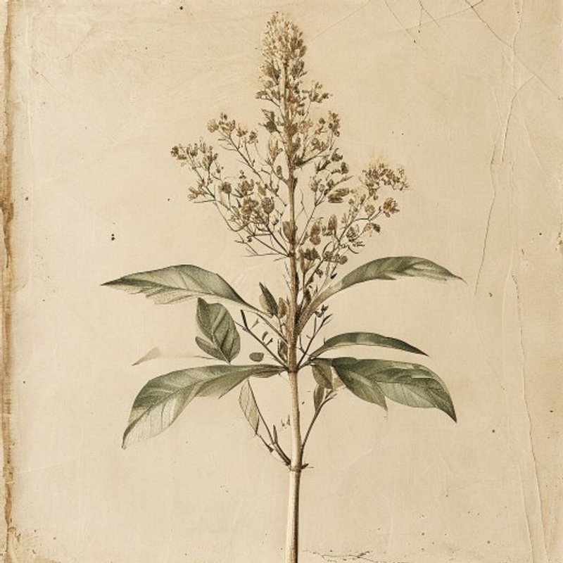Chionanthus virginicus (Fringe Tree) — botanical photograph