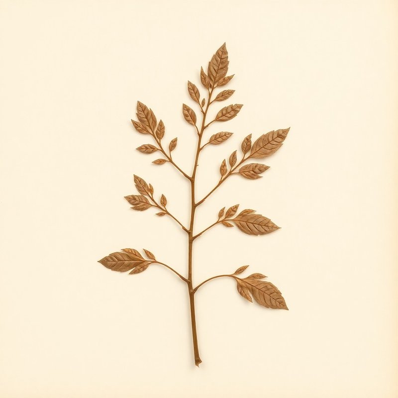 Cinchona calisaya (Peruvian Bark) — botanical photograph