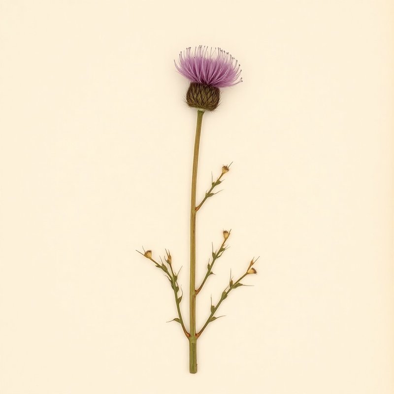 Cirsium edule (Edible Thistle) — botanical photograph