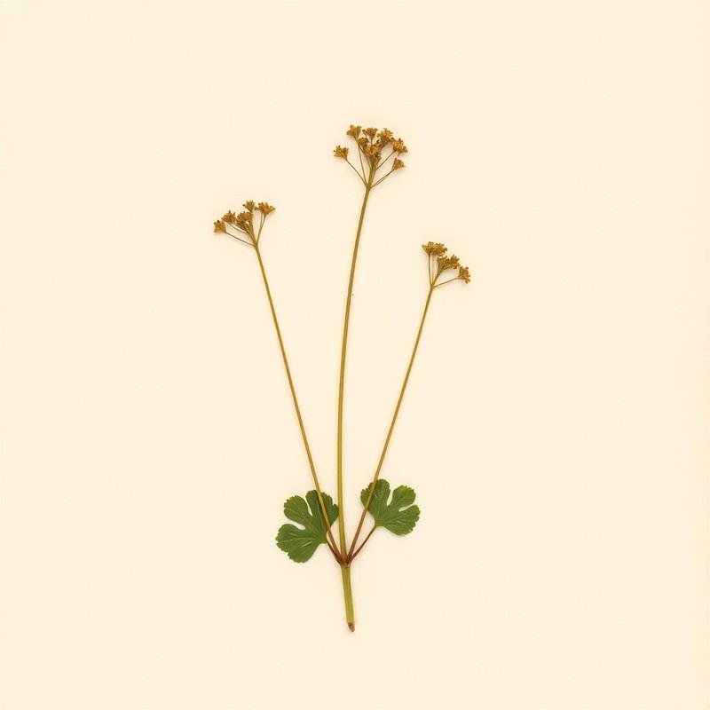 Claytonia sibirica (Siberian miner's lettuce) — botanical photograph