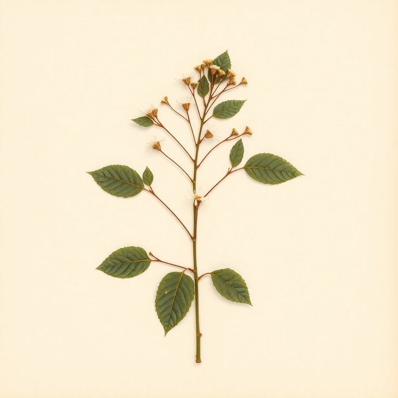 Clerodendrum japonicum (Japanese glorybower) — botanical photograph