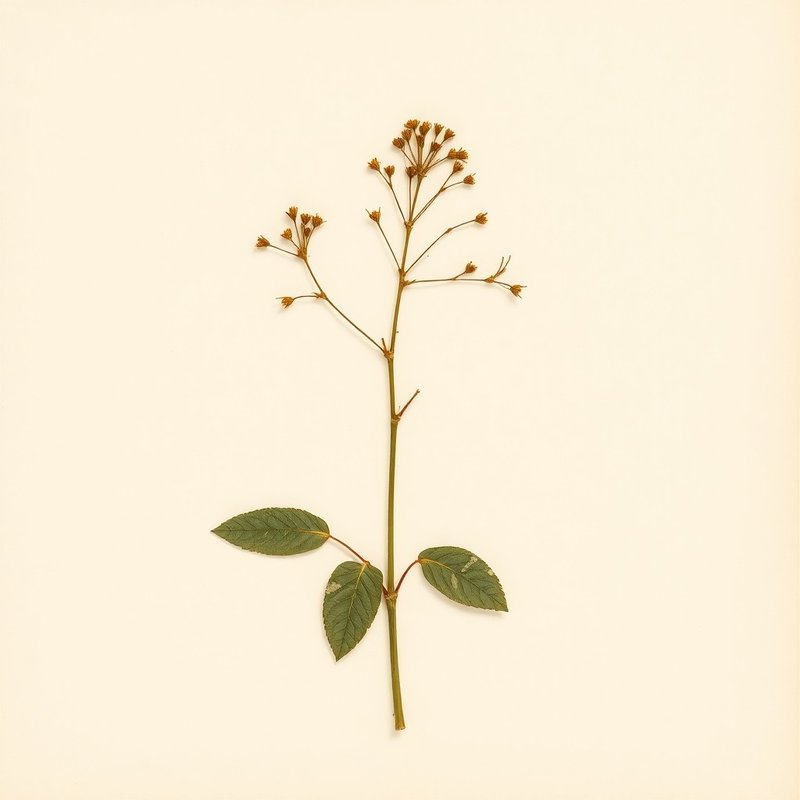 Clerodendrum trichotomum (Chou Wu Tong) — botanical photograph